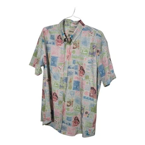 RSVLTS X Disney Moana Voyagers Mens 2XL KUNUFLEX Tropical Short Sleeve Movie AOP - Picture 1 of 4