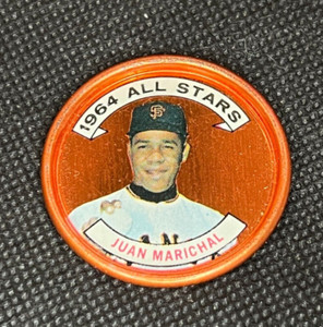 1964 Topps Coins JUAN MARICHAL Giants #157 NM+ A