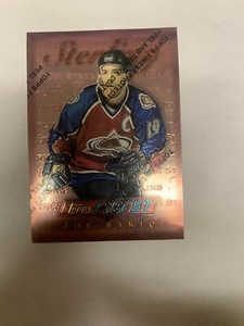Joe Sakic Card 1995-1996 Topps Finest  Card # 15