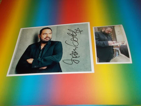 Marian Gold Alphaville signed autograph Autogramm 8x11 inch photo in person Cover