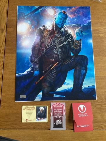 Personally Signed Michael Rooker “Yondu” Guardians Of The Galaxy Photograph Cover