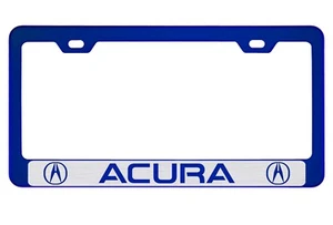 Blue License Plate Frame For Acura - Picture 1 of 1