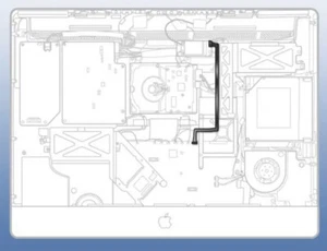 Câble, AirPort iMac 27 pouces A1312 fin 2009 / mi 2010 922-9126 - Photo 1/1