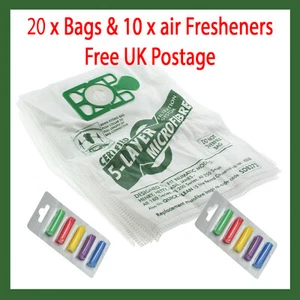 20 Bags For Numatic Henry Hetty James Vacuum Cleaner Hoover Bags 10 x Fresheners - Picture 1 of 6