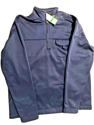 NWT CHAPS Explorer Men's Lightweight 1/2 ZIP Pullover BLUE Size L style 54251RH  - Image 1 of 4