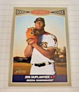 2019 Topps Heritage High Number Rookie Performers #RP-5 Jon Duplantier - Picture 1 of 2