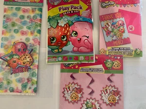 Shopkins Birthday Party Supplies Decoration Lot Loot Bag Art Kit Thank You Notes - Picture 1 of 7