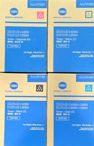 OEM KonicaMinolta toner TNP79 YMCK for bizhubC4051i/C4050i/C3351i/C3350i sealed. - Picture 1 of 4