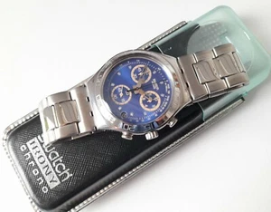 SWATCH: IRONY-CHRONO "CIEL ETOILE" (REF.-NR. YCS440) EDELSTAHL-ARMBAND *NEU/RAR* - Bild 1 von 3