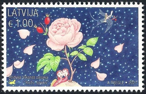 Latvia 2021 (18) Fairy Tales - Andrejs Viksna - The Ghost of Roses - Image 1 of 1