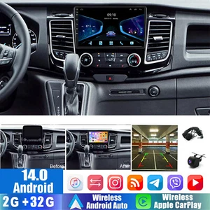 For 2020-2024 Ford Transit 10" Apple Carplay Android 14 Radio Stereo GPS +CAM - Picture 1 of 24