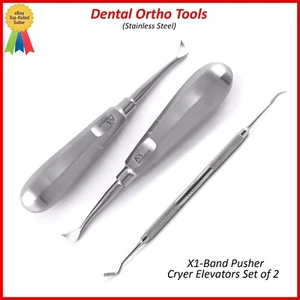Dental Luxation Cryer Elevators Tooth Loosen Surgical Instruments & Band Pusher - Picture 1 of 1