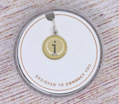 NUEVO Alex and Ani Initial i .925 Plata de Ley 14KT Cadena Estación Dije Plata* Foto 1 de 2