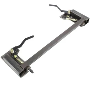 Pin On to Skid Steer Quick Tach Adapter Spacer Brackets Cross Brace Latch Weld - Picture 1 of 5