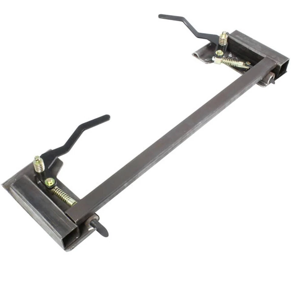 Pin On to Skid Steer Quick Tach Adapter Spacer Brackets Cross Brace Latch Weld - Image 1 of 4