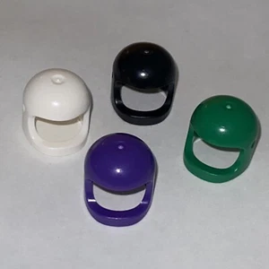 LEGO Classic Spaceman Helmets Viola Scuro Verde Bianco Nero - Foto 1 di 6