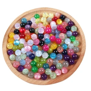 10Pcs 10mm Cheongsam Pearlescent DIY Sewing Buttons for Tang Suit Hanfu Resin Be - Picture 1 of 15