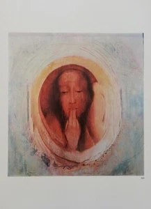 Clipping Ritaglio Illustrazione IL SILENZIO Odilon Redon - Picture 1 of 1