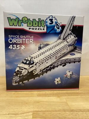 Wrebbit 3D 1008 Space Shuttle Orbiter 3D Jigsaw Puzzle (435-piece) Sealed - Image 1 of 4
