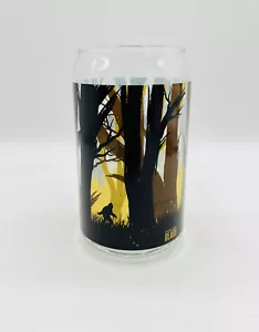 Keever Vetro alla ricerca di Sasquatch Barattolo Vetro Avvolgente Completo Bigfoot Design 16 oz - Foto 1 di 9