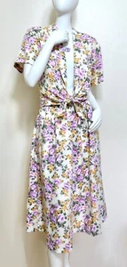 Conjunto de Vestido Falda Catalina Vintage Años 70 Corbata Corta Top Falda Pradera Completa Separada S - Imagen 1 de 4