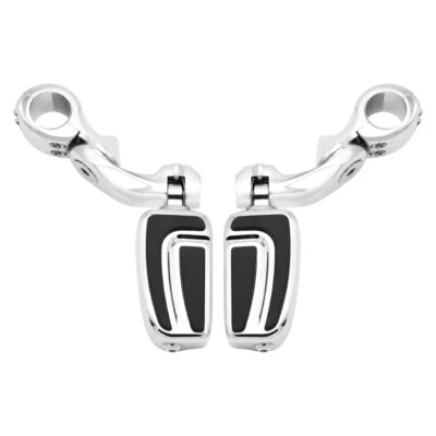 Estriberas de barra de carretera 32 mm 1-1/4" cromadas para Harley CVO/carretera/electra Glide EE. UU. Foto 1 de 4