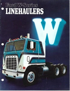 Truck Brochure - Ford - W series Diesel Linehaulers - 1973 - Blue Cover (T4582) - Picture 1 of 1