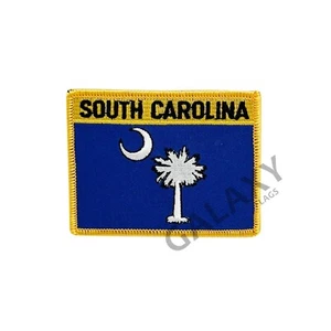 Patch Stato Carolina del Sud / Bandiera Carolina del Sud / Iron On - Foto 1 di 1