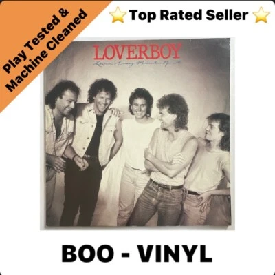 Loverboy  Lovin' Every Minute Of It Lp Vinyl Record Hard Rock VG+ / EX Condition - Image 1 of 4