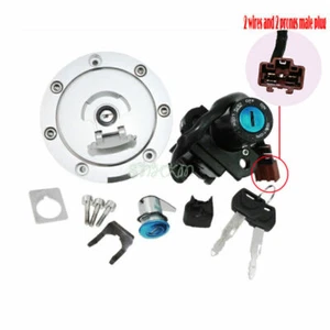 Ignition Switch Fuel Gas Tank Cap Cover Seat Lock For Honda CBR600RR 07 08 10-14 - Picture 1 of 1