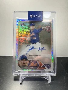 2023 Topps Logofractor Kodai Senga Autograph Rookie Card RC Mets SP - Picture 1 of 2