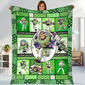 Toy Story Buzz Lightyear Blanket | Lightyear Fleece Blanket | Woody Buzz - Picture 1 of 4
