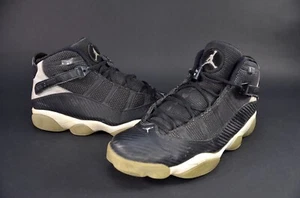 Nike Air Jordan Herren 6 Ringe ""Kohlefaser"" schwarz grau 322992-004 | Größe 12 - Bild 1 von 7