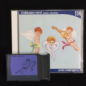 Angels Embroidery Designs Card #114 for Janome Elna & Kenmore -Envision card - Picture 1 of 5
