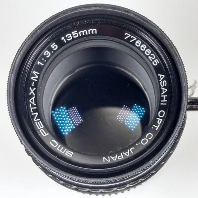 SMC Pentax-m 135mm f3.5, Manual, Prime, SIN ESPEJO con Estuche Foto 1 de 4