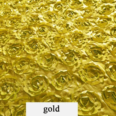 Tecido de flores rosas 3D vestido tapete de casamento faça você mesmo toalha de mesa decoração para casa costurar - Imagem 1 de 4