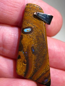 29 cts Yowah Nuss Nut Opal Anhänger Boulder Matrix mit Schöner Zeichnug - Imagen 1 de 3
