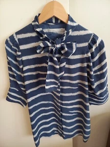 Stella McCartney for Target Silk Pussy Bow Blouse/Shirt: Size 10 - Picture 1 of 6