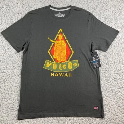 Volcom Hawaii Organic Cotton T-shirt Men's Large Surf Skate Beach Kingdom SS - Image 1 of 4