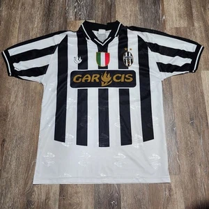 Vintage Garcis Mexiko MX Mexikanische Liga Fußball Trikot gestreift #14 Größe Large - Bild 1 von 10