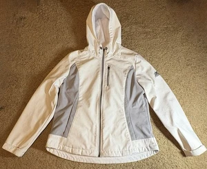 Zeroxposur Jacket Women's Size XL White & Gray Fleece Lined Adjustable Wrists - Picture 1 of 10