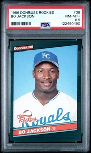 1986 DONRUSS ROOKIES BO JACKSON #38 * ROYALS * NM-MT+  PSA 8.5 - Picture 1 of 2