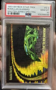 1993 SKYBOX  STAR TREK ROMULAN WARBIRD MASTER SERIES SPECTRA GEM MINT 10 #S-2 - Picture 1 of 2