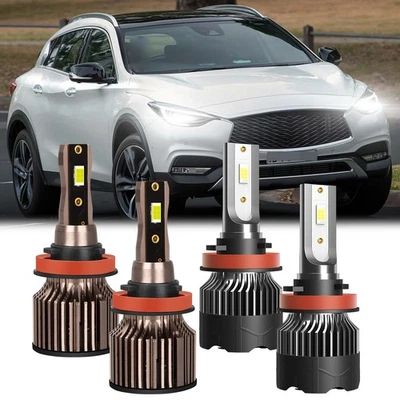 Faro LED de haz alto/bajo para Infiniti QX30 deportivo utilitario 4 puertas 2,0 L 2017-2019 Foto 1 de 4