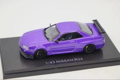 EBBRO 1/43 Scale Nissan GTR R34 Purple Diecast Car Model Toy Collection - image 1 of 4