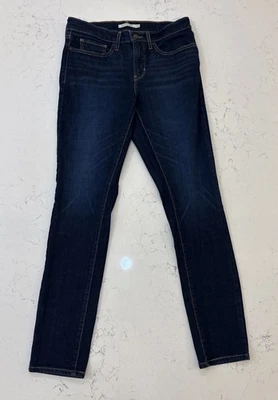 Levi's 311 формирования узкие женские джинсы темно стирка размер 28 эластичной - Изображение 1 из 4