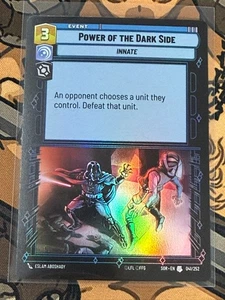 Star Wars Unlimited Spark of Rebellion Il Potere del Lato Oscuro FOIL 041/252 - Foto 1 di 2