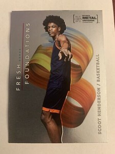2022 Skybox Metal Universe Champions Scoot Henderson #FF-23 Fresh Foundations