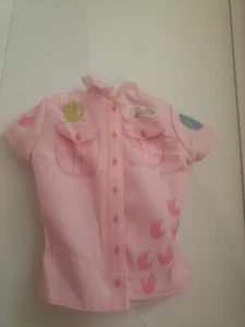 NEW Barbie PINK COLLARED SHIRT - Picture 1 of 4