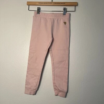 NIÑOS NIÑAS ADIVINAR PANTALONES ROSA PANTALONES DE CHÁNDAL 4T - Triángulo Dorado Foto 1 de 4